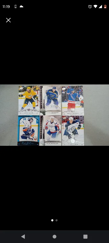 Hockey Trading Cards - Upper Deck Artifacts