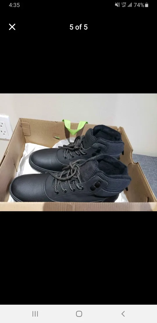 Call It Spring Black Vegan Boots thumbnail