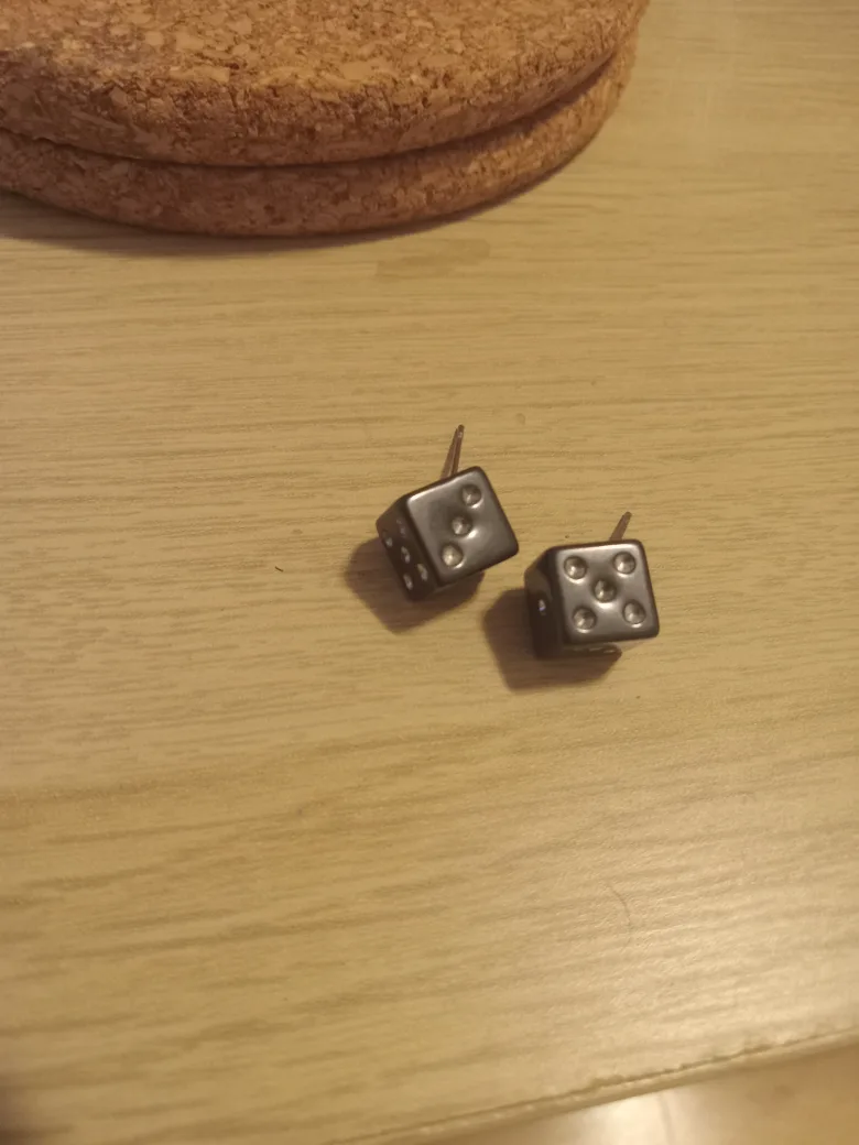 Dice Earrings - free with purchase thumbnail
