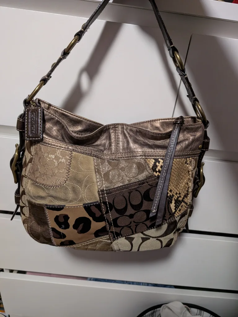Coach Patchwork Hobo Bag - F0873-12901 image indicator(2)