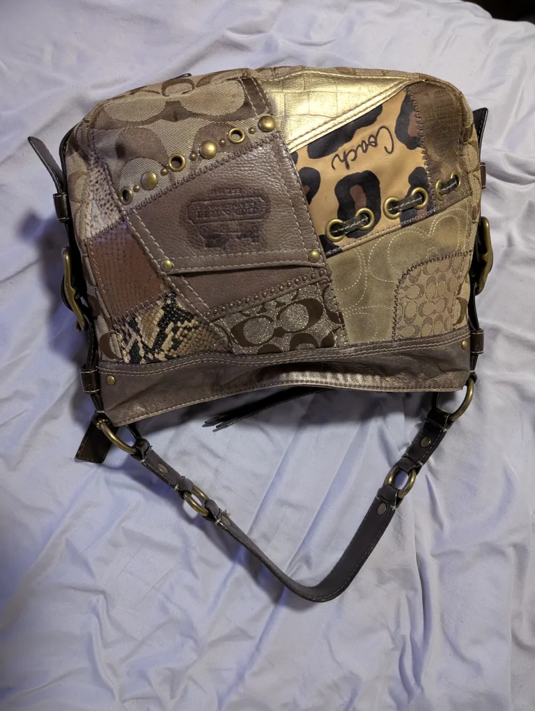 Coach Patchwork Hobo Bag - F0873-12901 image indicator(6)