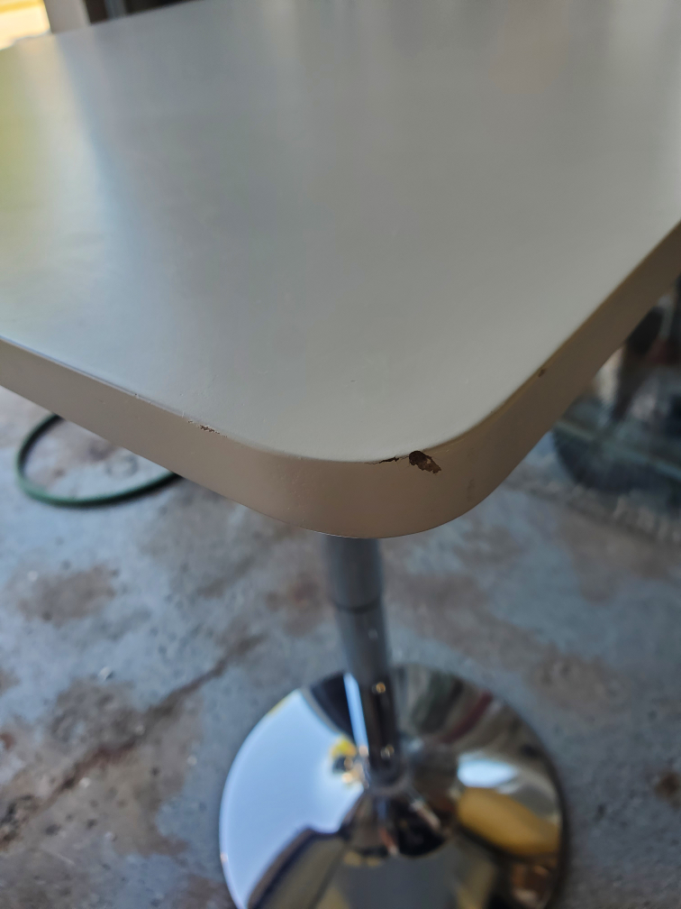 Square White Bar Table - photo 5