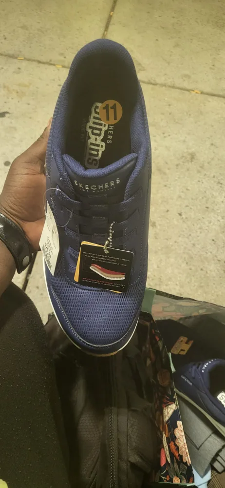 New Skechers Slip-ins, Size 11, Blue image indicator(6)