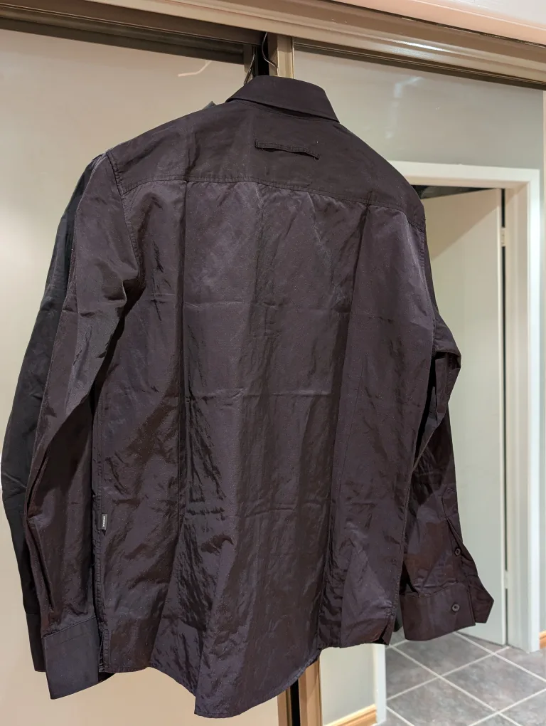 Men's Mexx Black Metallic Button-Down Shirt image indicator(2)