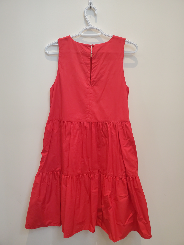 Banana Republic Red Tiered Sleeveless Dress - photo 2