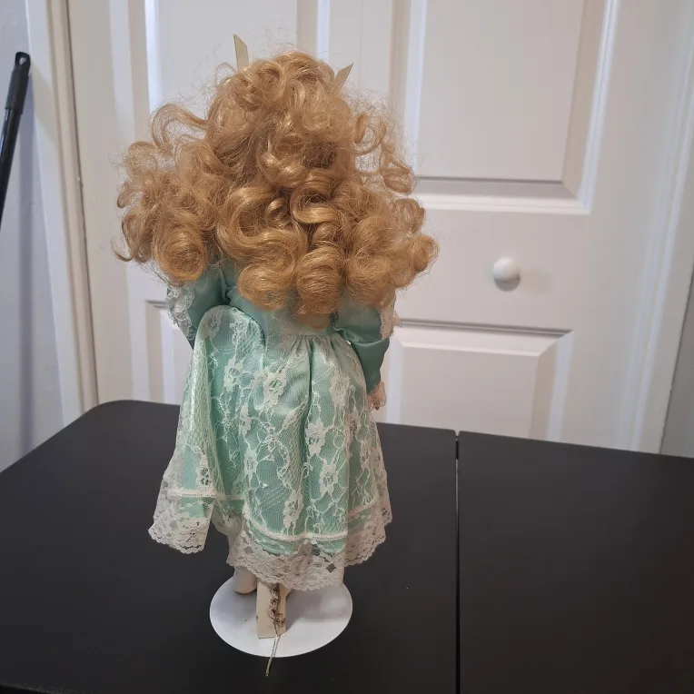 Porcelain Doll with Lace Dress image indicator(3)