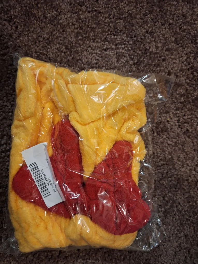 New hair towel, Yellow & Red image indicator(2)