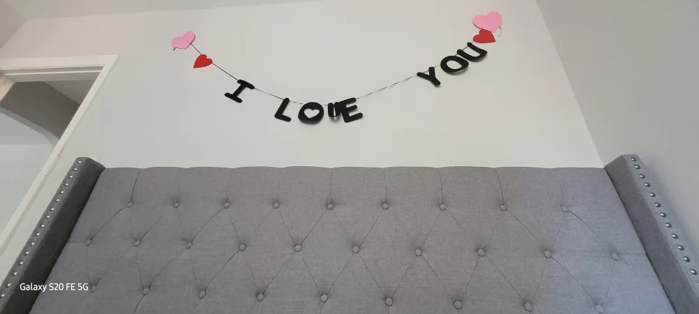 Grey Upholstered Headboard thumbnail