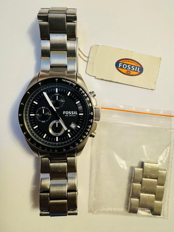 Fossil 10 ATM Stainless Steel Watch - photo 2