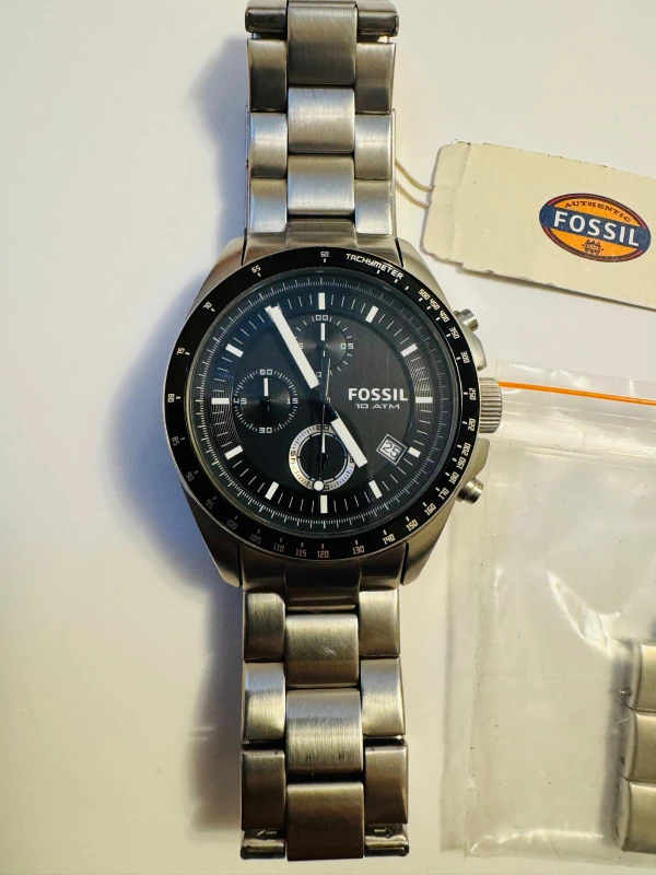 Fossil 10 ATM Stainless Steel Watch - photo 3