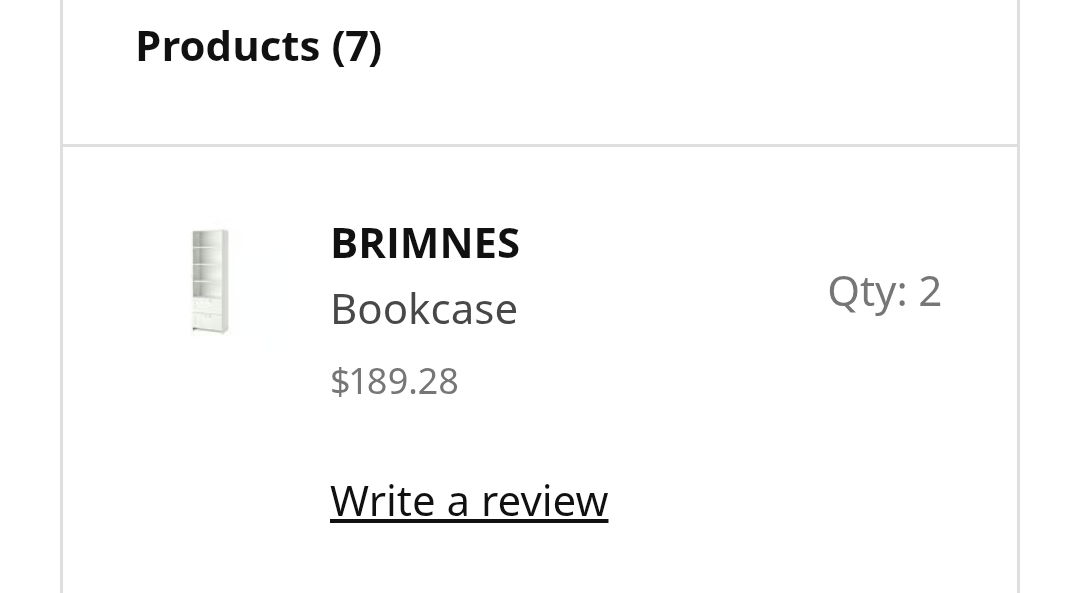 IKEA Brimnes White Bookcase - photo 3