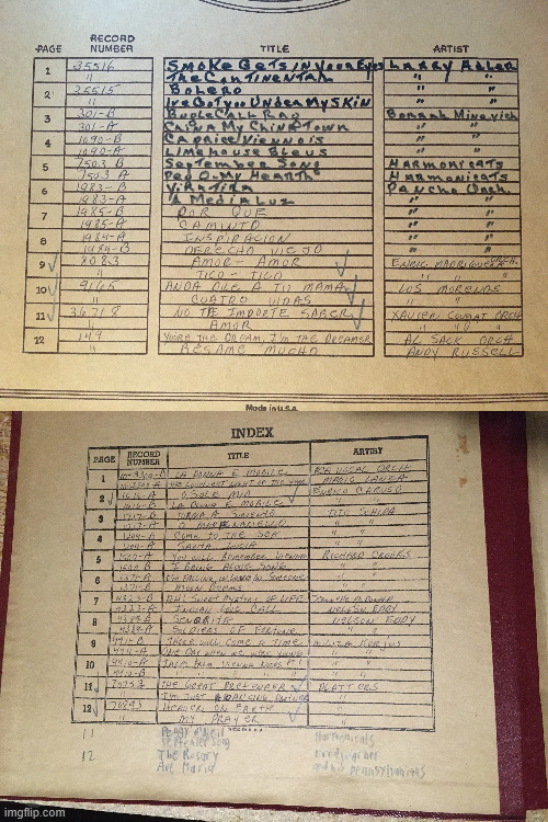 Vintage 78 RPM Record Albums Indexes 6 albums & 68 10"records - photo 3