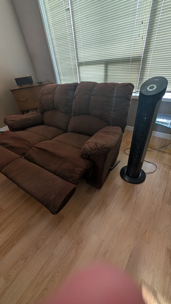 Brown Loveseat Recliner