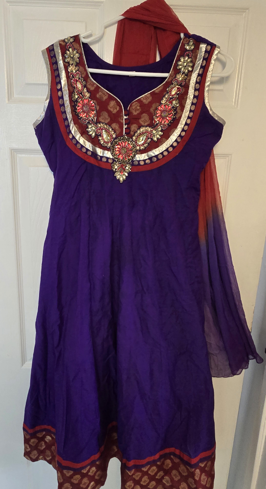 Purple Indian Dress