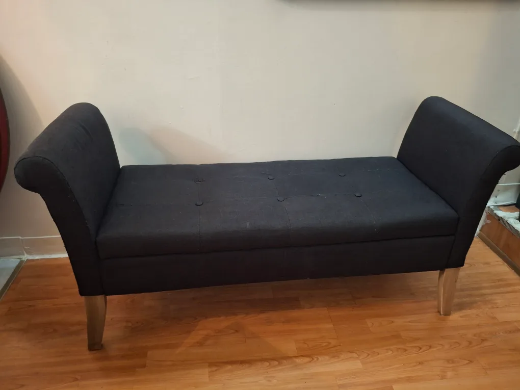 Black Storage Bench thumbnail