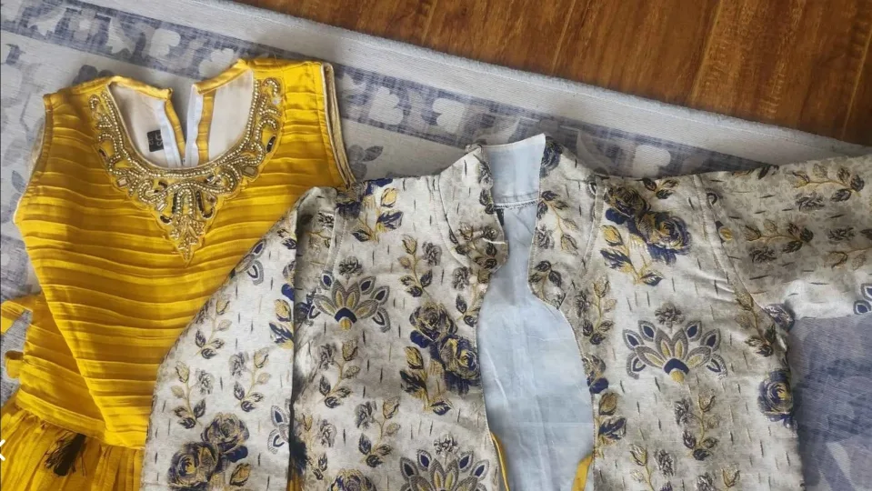 "Gorgeous Girls Yellow Dress & Jacket – Size 8–10 image indicator(2)