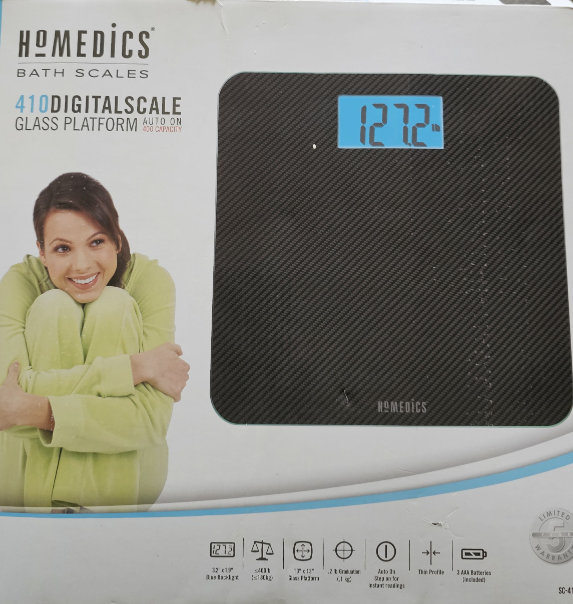 HoMedics 410 Digital Bath Scale