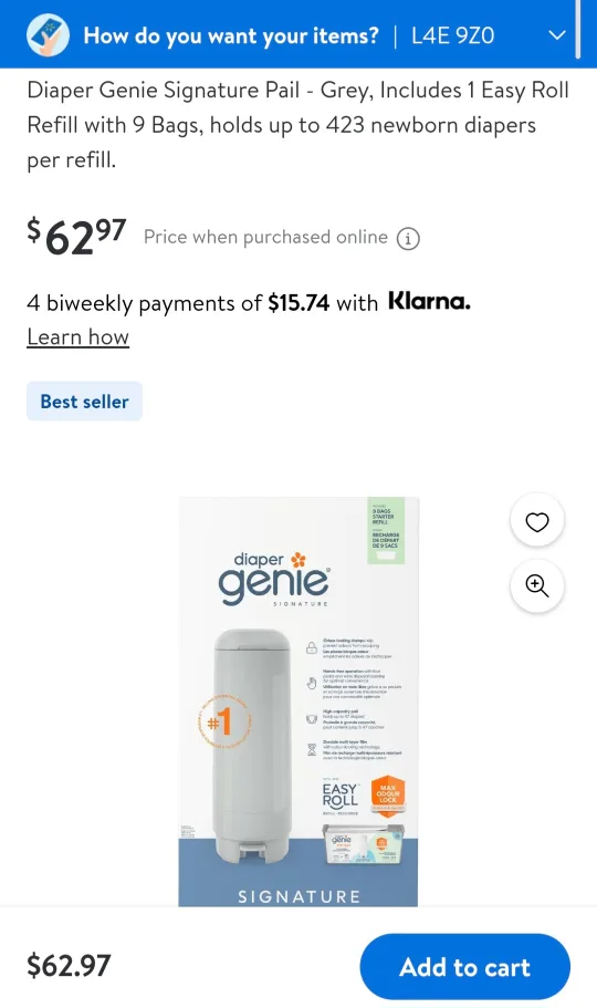 Diaper Genie Signature Pail - Grey image indicator(2)