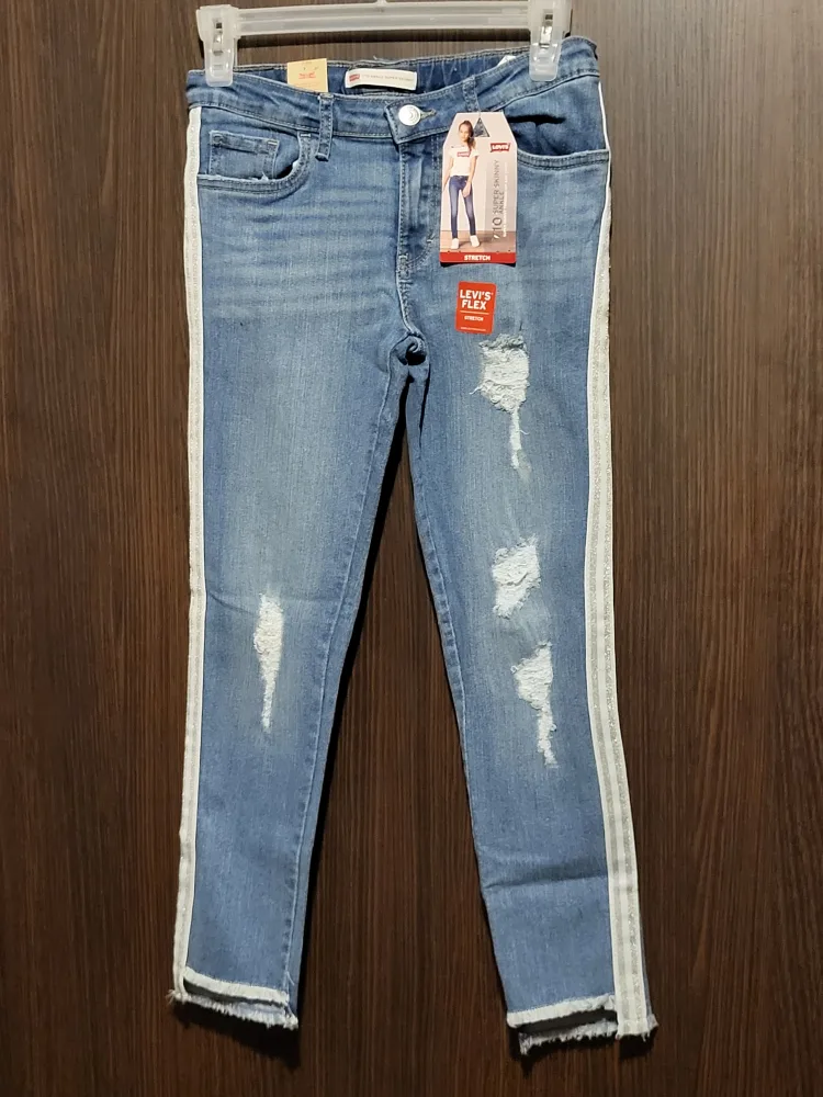 Levi's 710 Super Skinny Ankle Size:12 Kids thumbnail