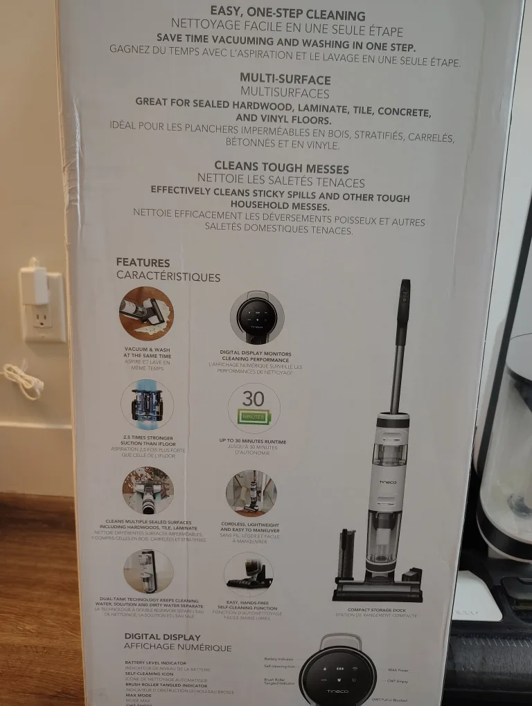 Tineco iFloor 3 Cordless Vacuum & Wash - Like New! image indicator(4)