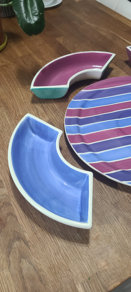 Serving platter with bowls - photo 2