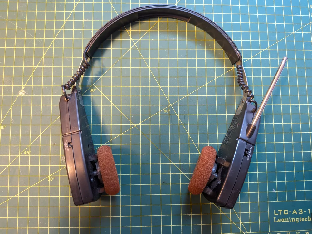 Vintage Radio Headphones thumbnail