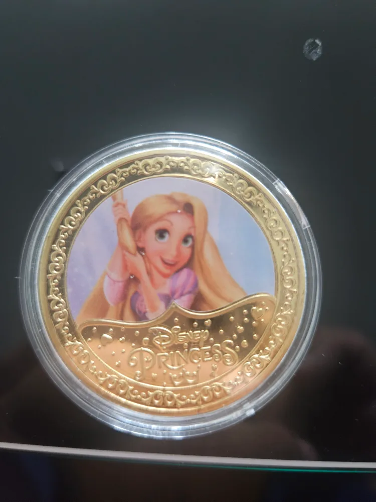 Disney Princess Gold Plated Coins 5 pcs image indicator(4)