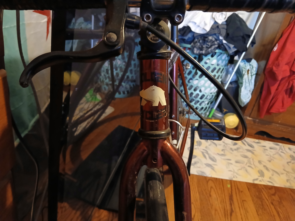 Custom Fixed Gear Bike - Burgundy - photo 3