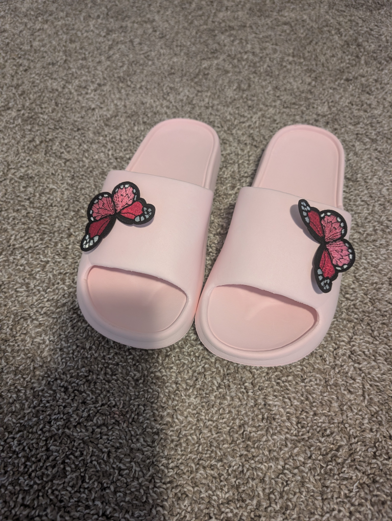 Pink Butterfly Slides - photo 2