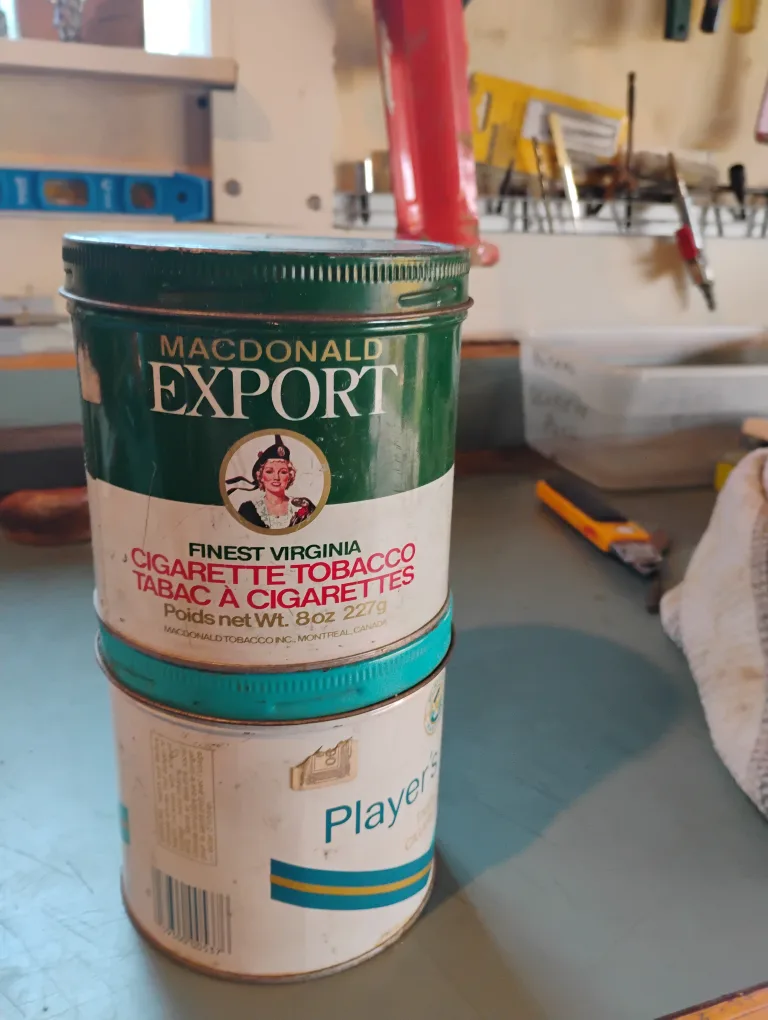 Vintage Macdonald Export & Player's Tobacco Tins image indicator(2)