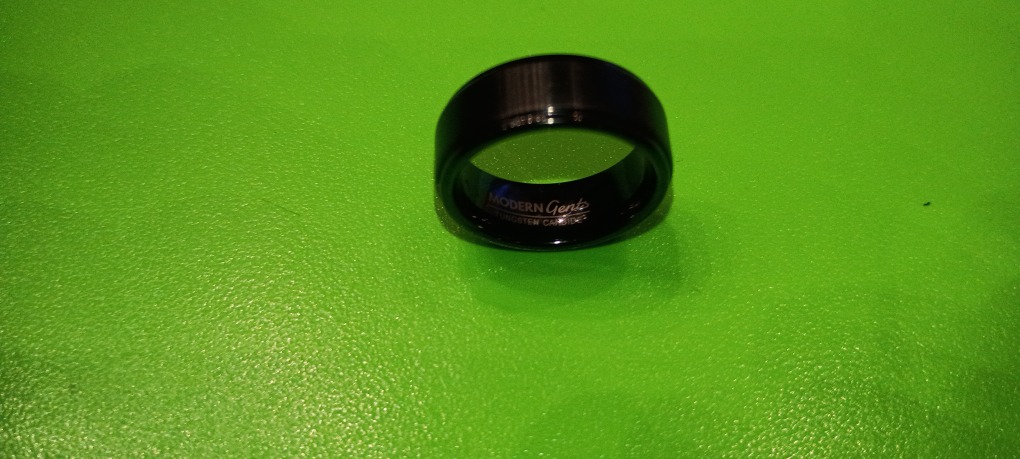 Modern Gents Black Tungsten Carbide Ring - photo 3