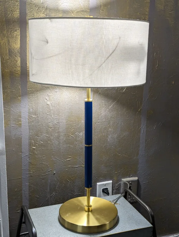 Table Lamp - Gold, Blue, White thumbnail