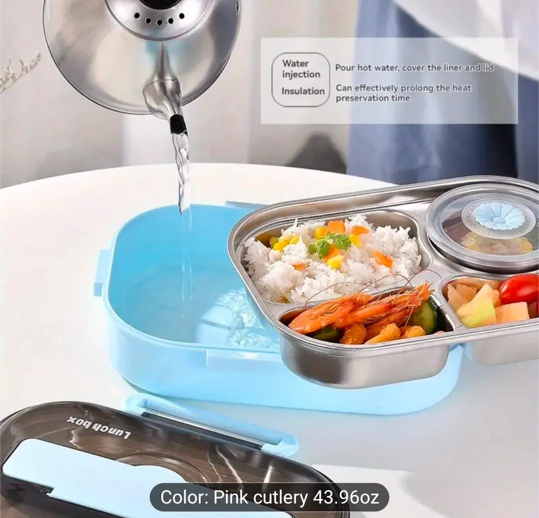 Large Pink Lunch Box  brand new box image indicator(4)