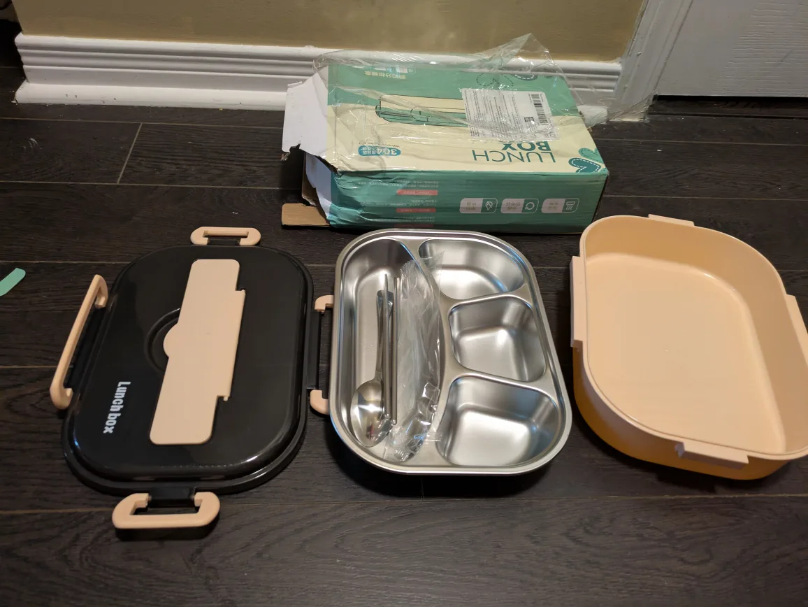 Large Pink Lunch Box  brand new box image indicator(5)