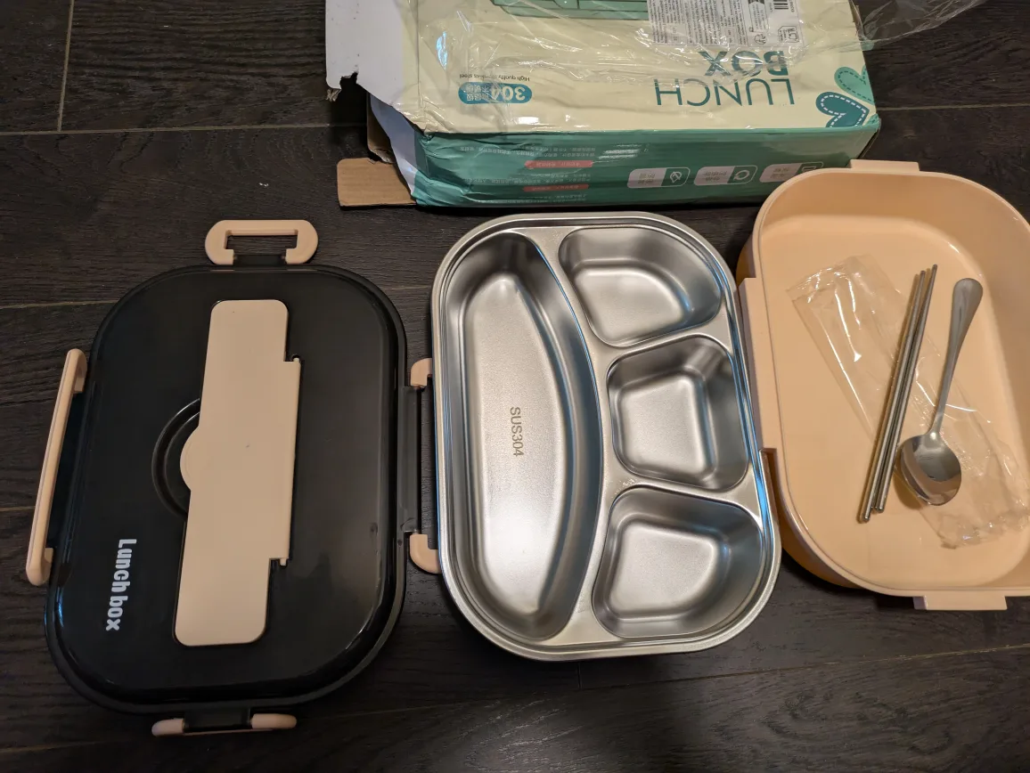 Large Pink Lunch Box  brand new box image indicator(7)