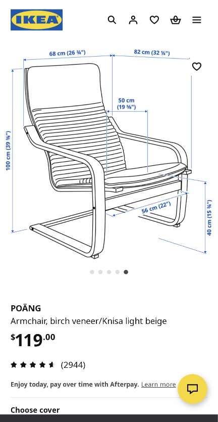 IKEA Poang Chairs (Pair) - photo 5