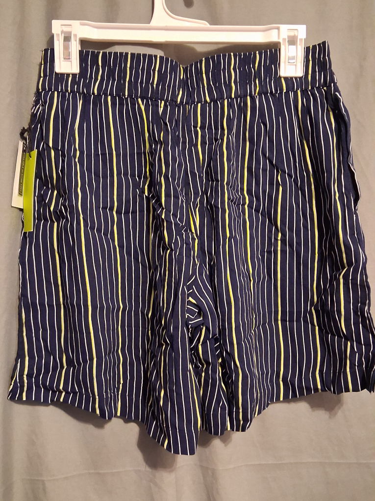 Nordstrom Navy Harlow Pinstripe Shorts - Size S - photo 2