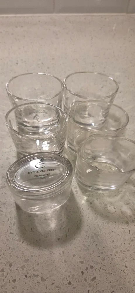Epicure Collections Dishwasher Safe Glass Bowls thumbnail