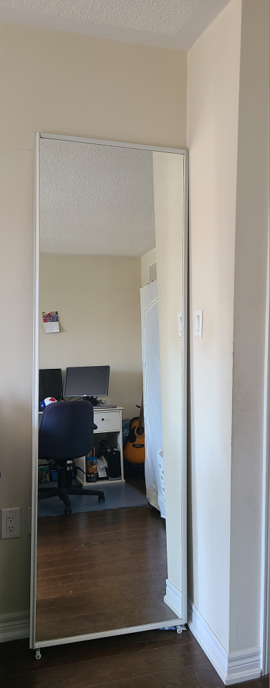 Full Length Mirror with Wheels