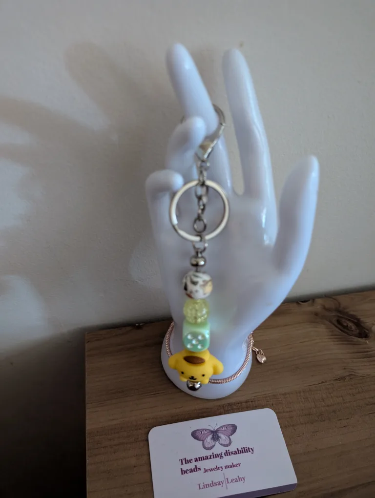 Handmade Hello Kitty Keychain thumbnail