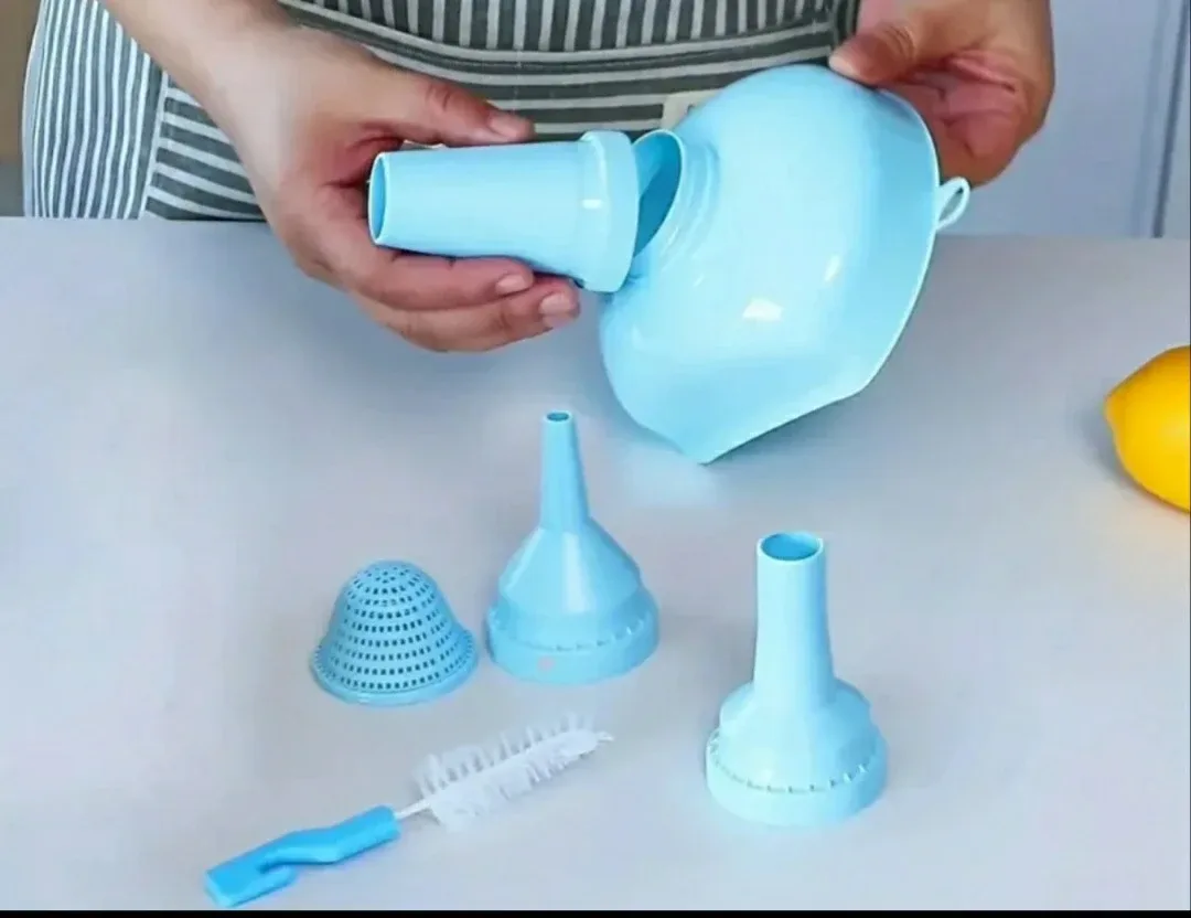 ❤ Multi-Purpose Funnel Set - Screw Spout, Nestable image indicator(5)