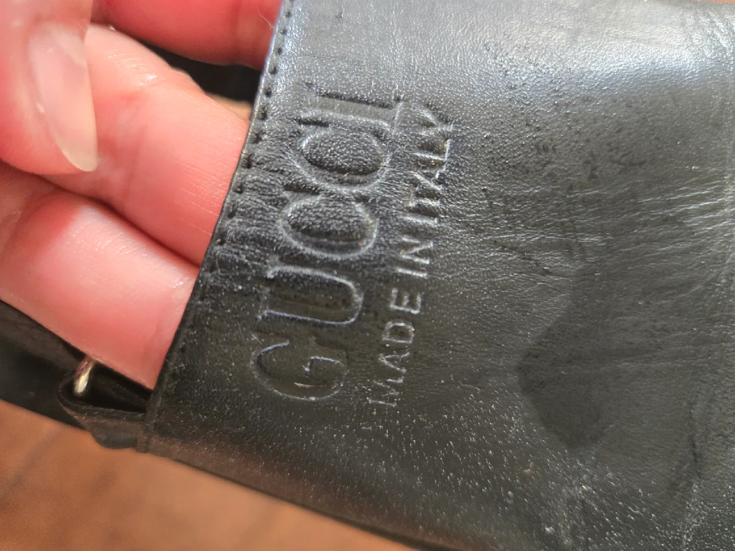 Gucci Black Leather Strap Sandals - Size 6 image indicator(2)