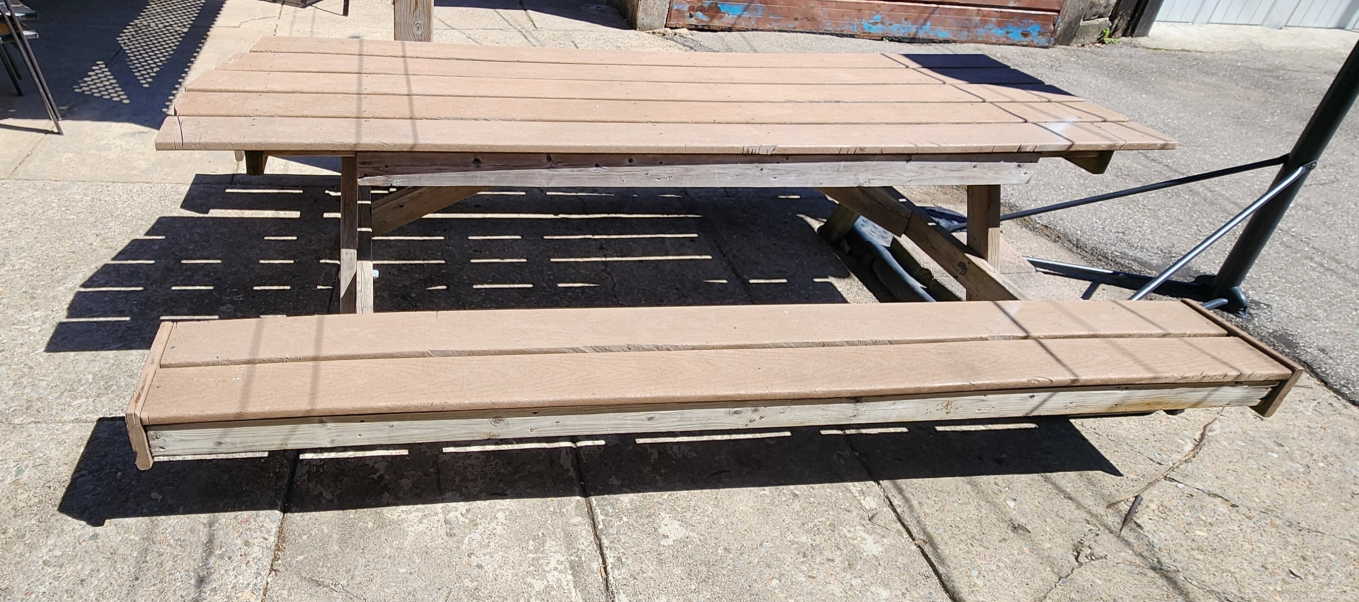 Weather resistant heavy duty picnic table