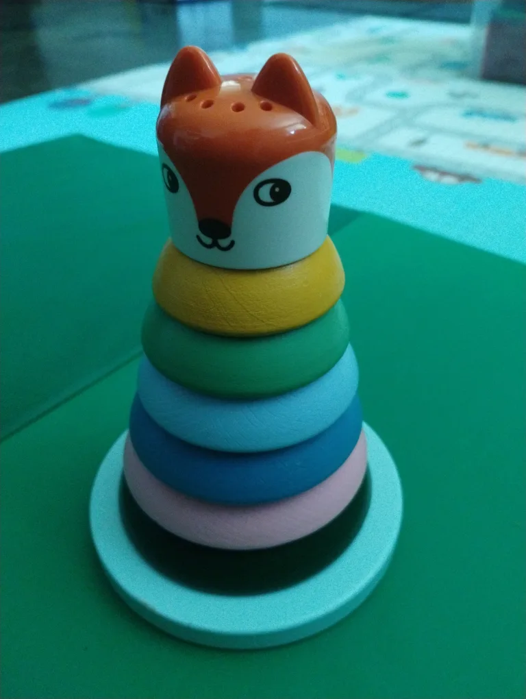 Wooden Fox Stacking Toy thumbnail