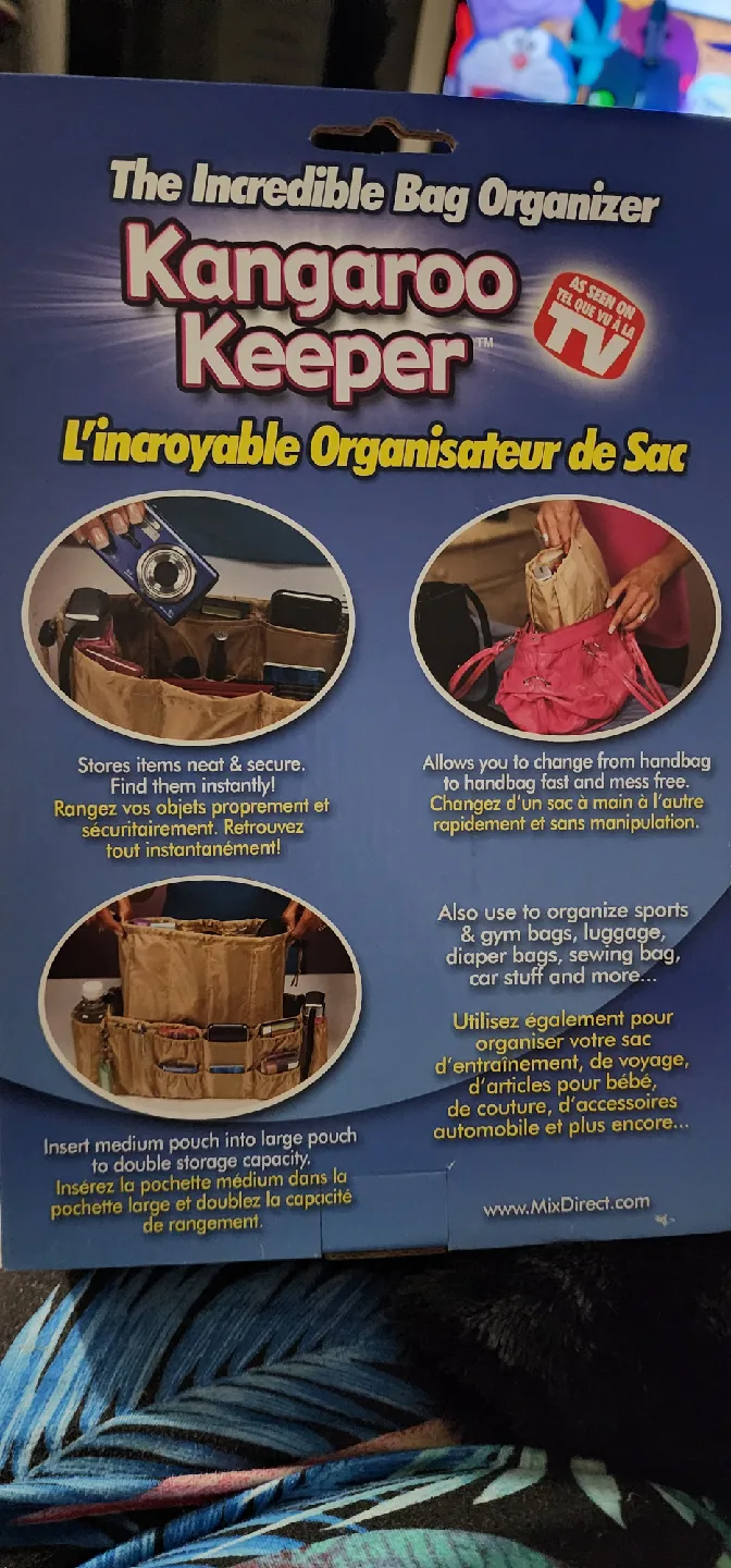 Kangaroo Keeper Bag Organizer - Set of 2 image indicator(3)