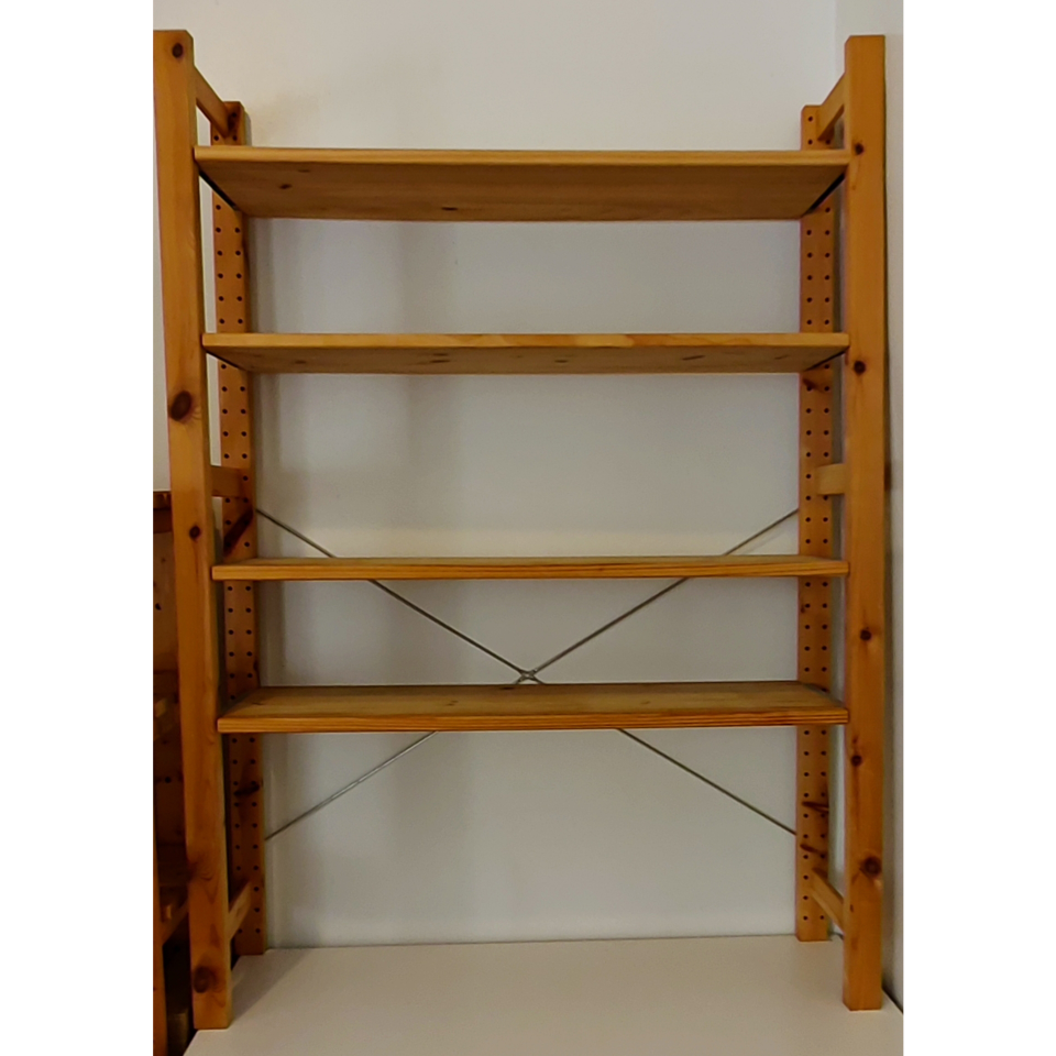 Wooden Bookshelf with 5 Shelves