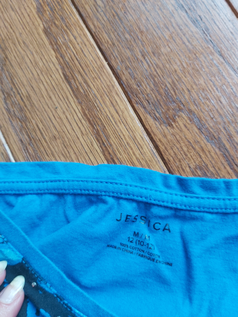 Jessica Blue T-Shirt - Size M (10-12) - photo 2