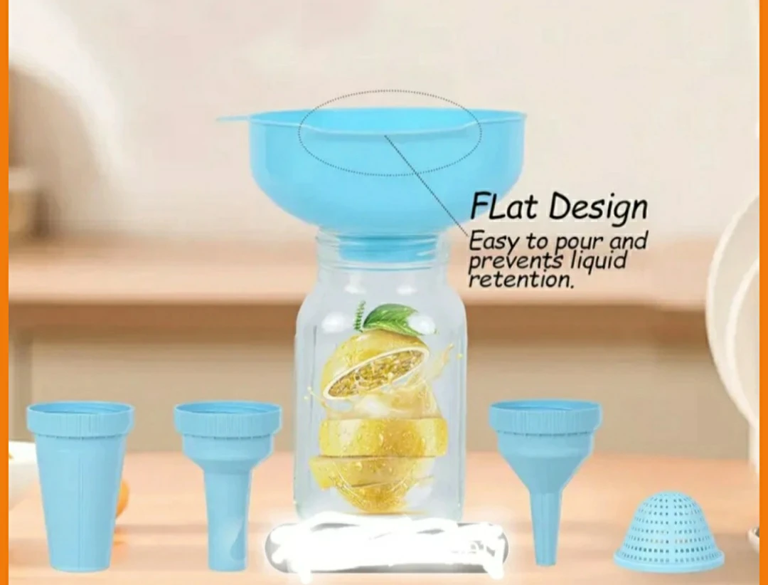 ❤ Multi-Purpose Funnel Set - Screw Spout, Nestable - photo 2