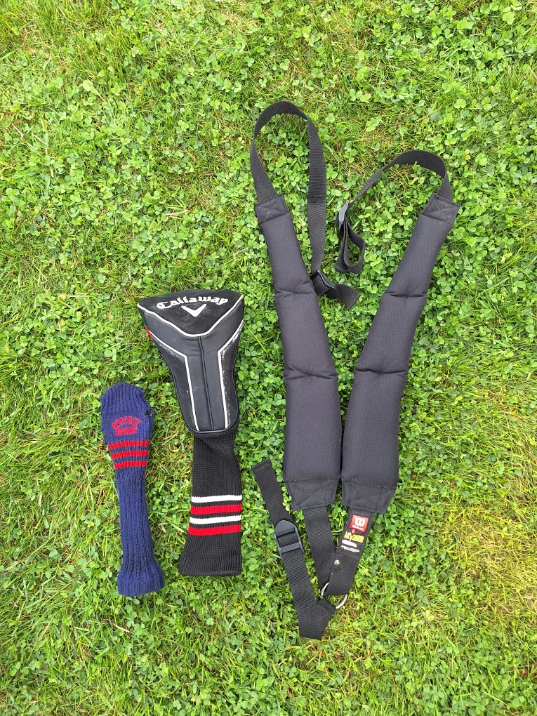 Wilson LEVITATOR Golf Bag Strap - Black (Kit Cat Club rescue) image indicator(3)