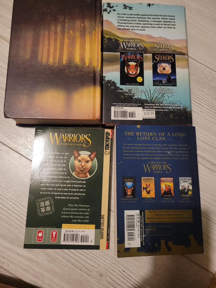 Warriors Book Series by Erin Hunter - 4 Books - photo 2